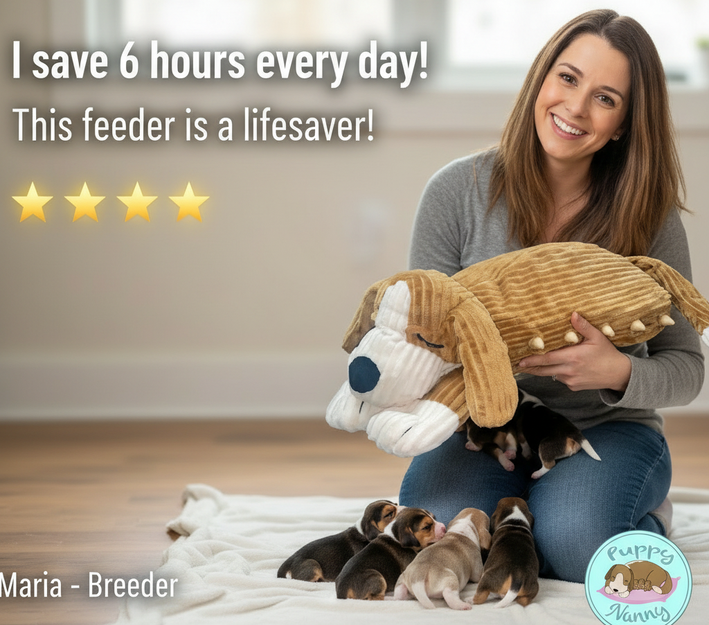 Newborn puppy feeder for breeders and whelpers for infant puppies 